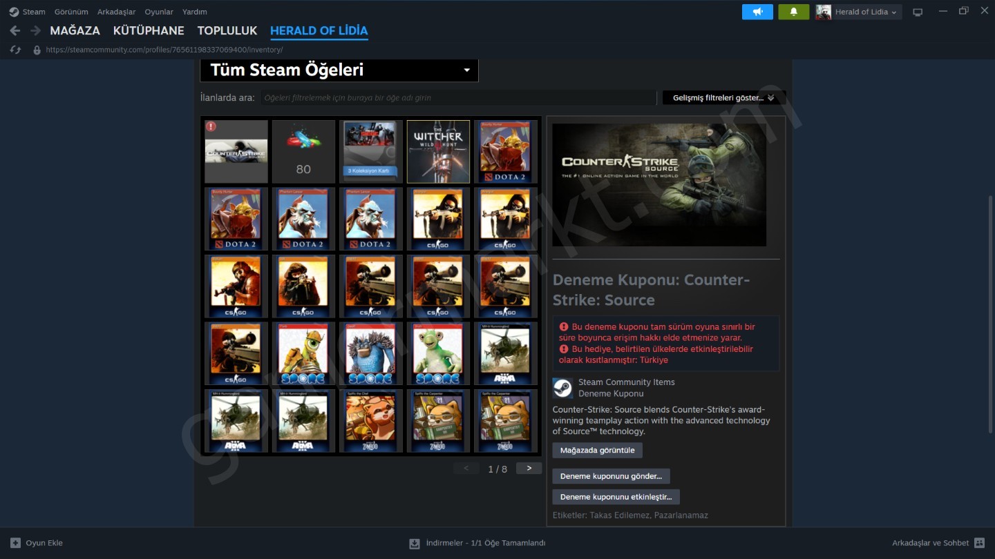 Steam Hesabı — RDR2, Cyberpunk 2077, God of War, Hogwarts Legacy (#1146346)