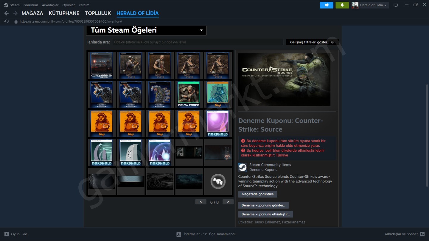 Steam Hesabı — RDR2, Cyberpunk 2077, God of War, Hogwarts Legacy (#1146346)