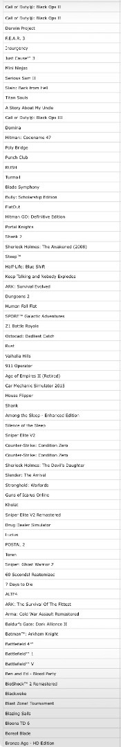 [OG MAIL INCLUDED] 13 Yrs Steam | Level 62 | 380 Games ($5.4k Library Value) + Stacked BDO Account (#1150051)