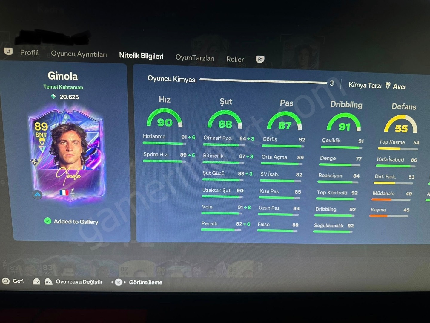 FC 27 EA PC HESABI 89 Ginola hero imzalı 13.000.000 değerinde (#1150873)