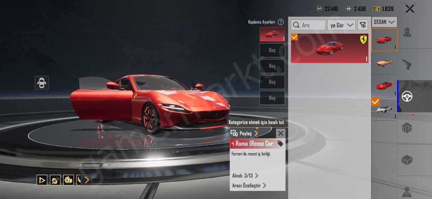 3 Ferrari Kuzgun 3 maskara 6 hesap (#1152136)