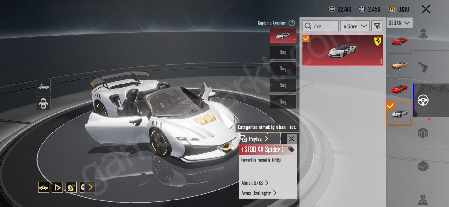 3 Ferrari Kuzgun 3 maskara 6 hesap (#1152136)
