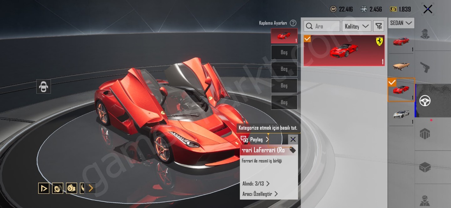 3 Ferrari Kuzgun 3 maskara 6 hesap (#1152136)