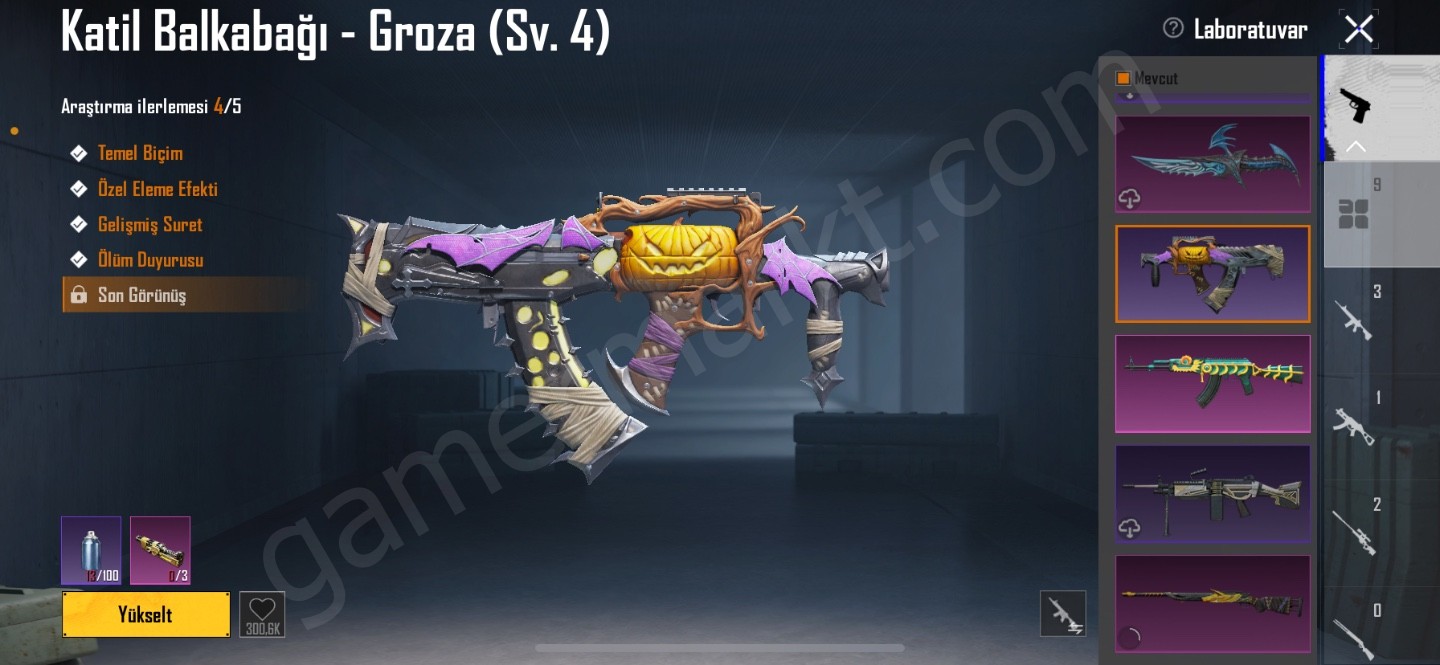 ALTIN PEGASUS P90 4 SV. KATİL BALKABAĞI GROZA 4 SV. (#1152379)
