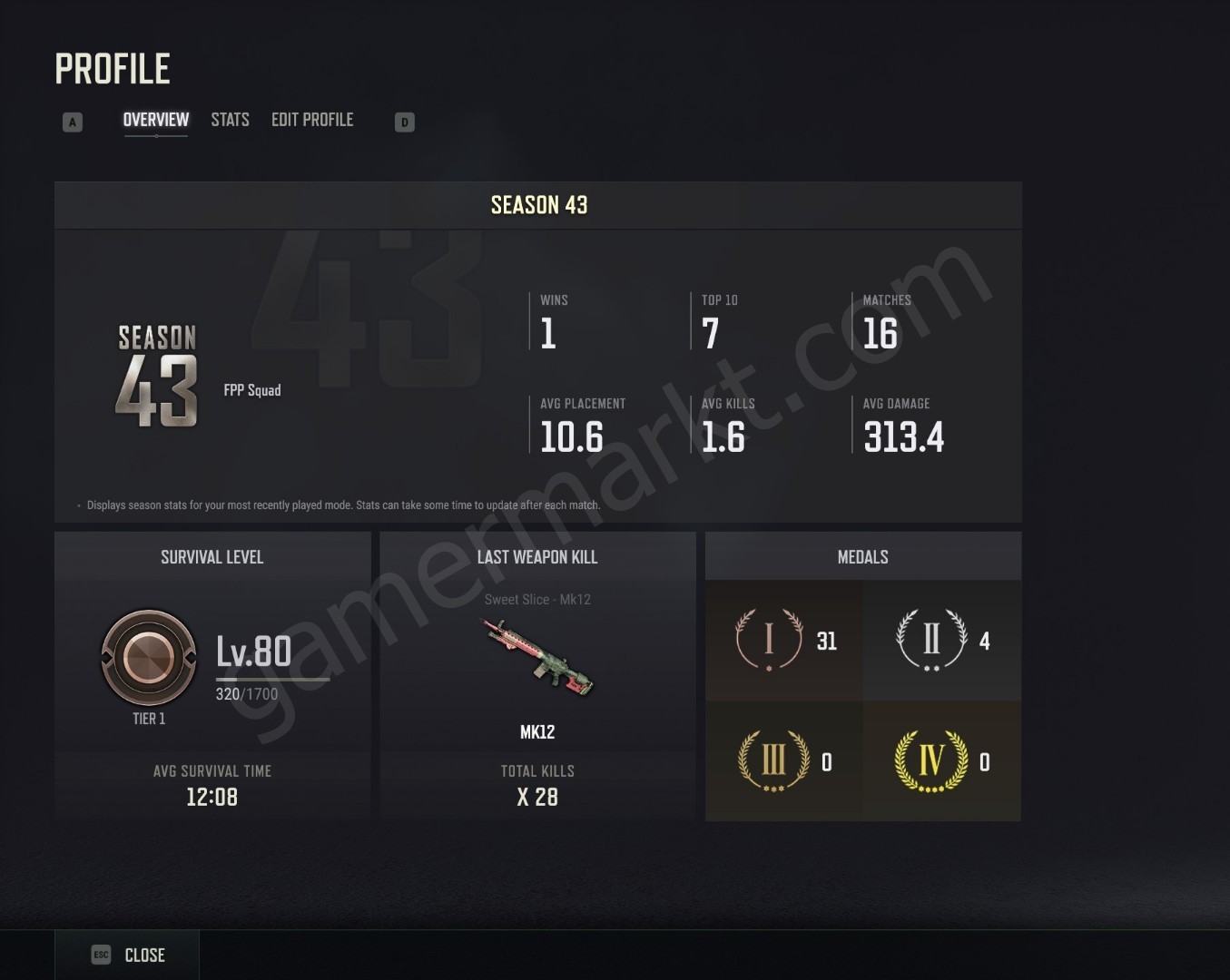STEAM PUBG ACCOUNT - LVL 80, 3 Progressive skins (#1152544)