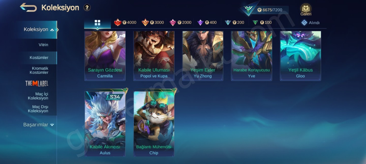 45 Skin Kelepir Hesap (#1152824)