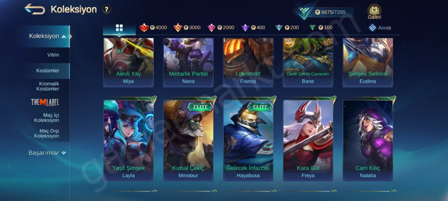45 Skin Kelepir Hesap (#1152824)