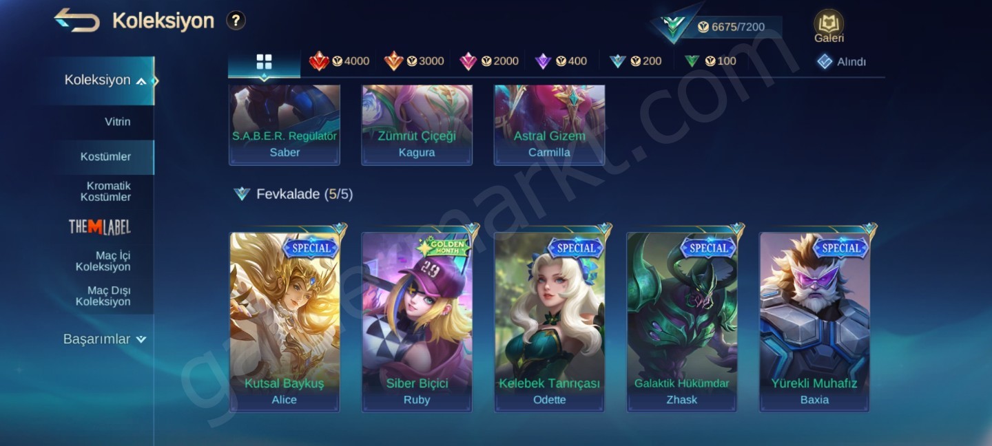45 Skin Kelepir Hesap (#1152824)
