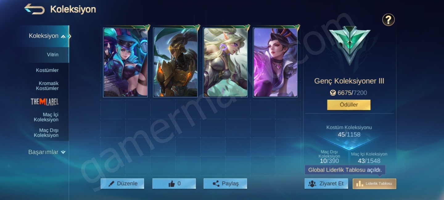 45 Skin Kelepir Hesap (#1152824)
