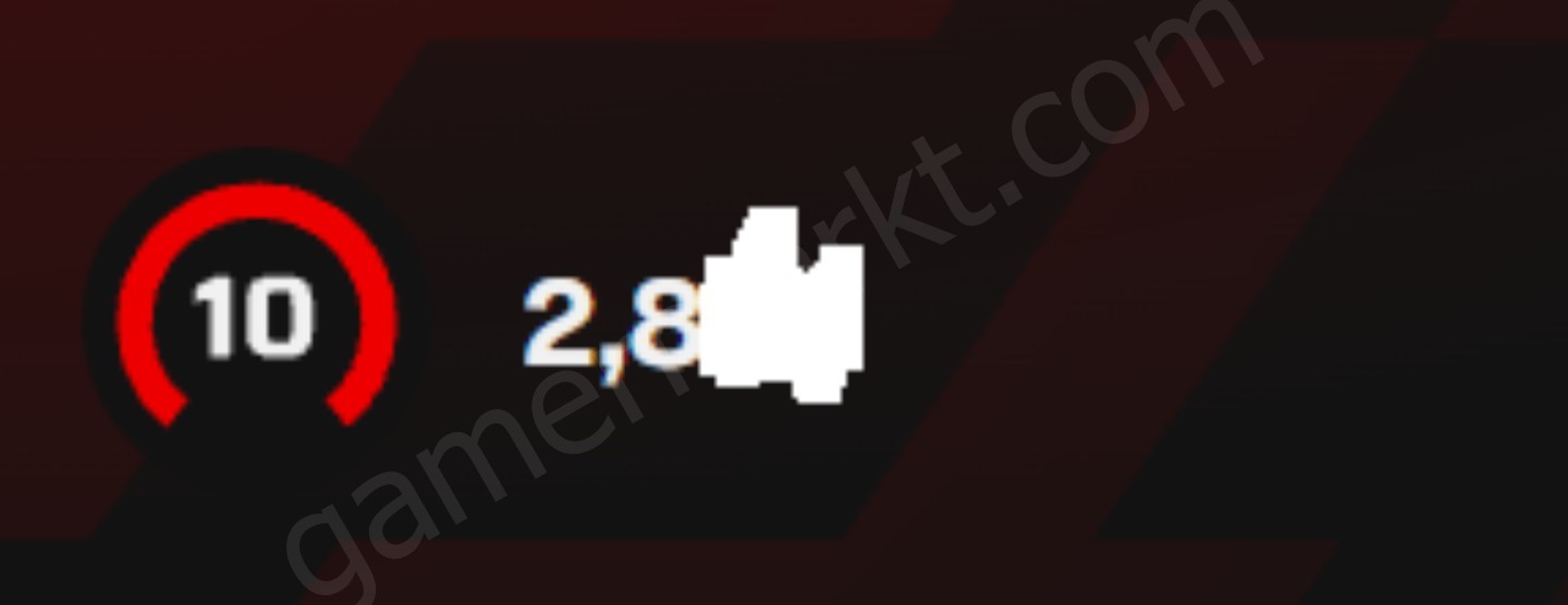 FACEİT 10 LVL 2800+ ELO ACC (#1153237)