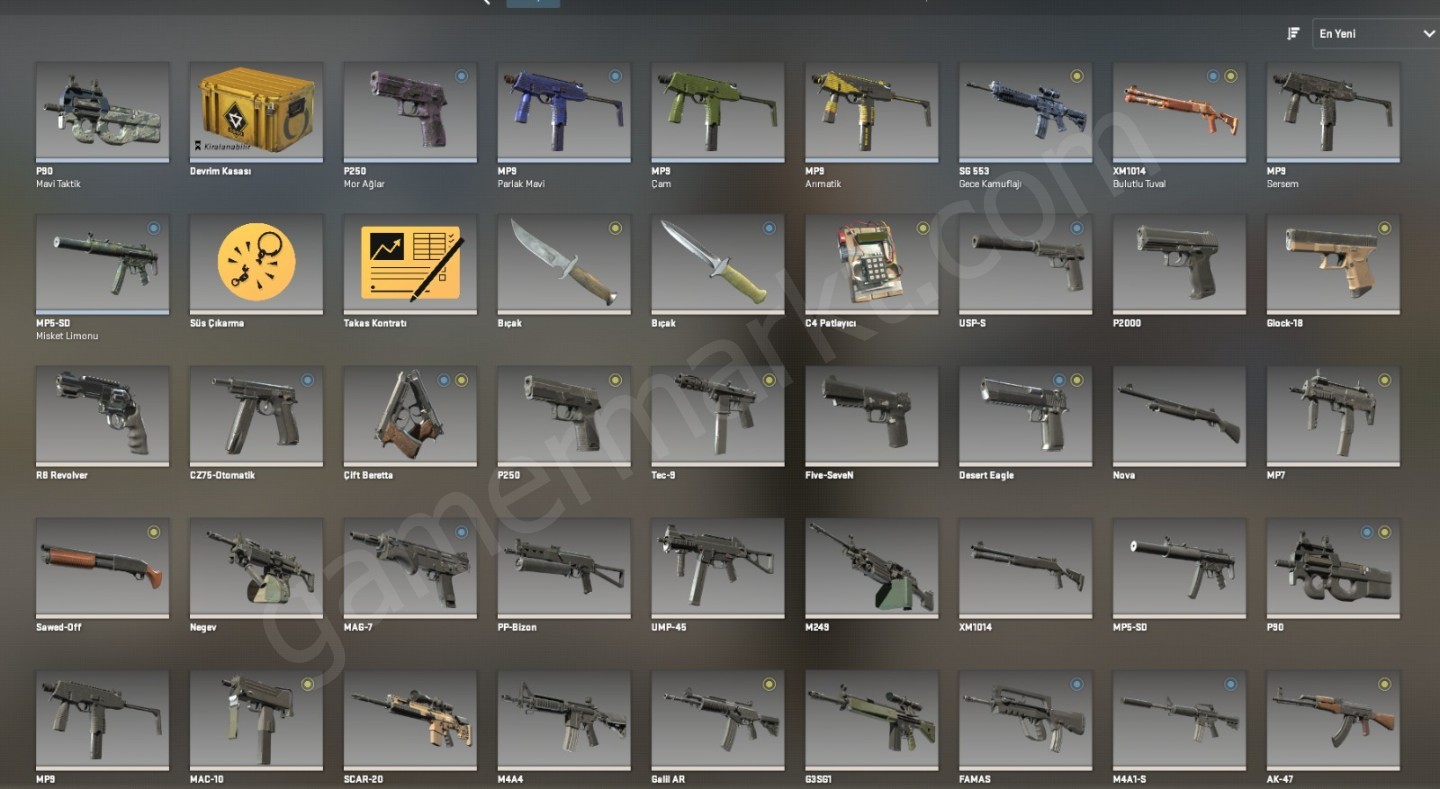 16 OYUNLU CS2 SEÇKİN HESABI OLAN TERTEMİZ STEAM HESABI (#1153457)