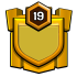 Clash of Clans Rozet - 19 Level