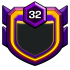 Clash of Clans Stemma - 32 Level