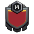 Clash of Clans Rozet - 14 Level